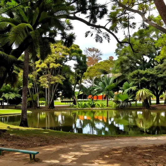 Explore o Parque Municipal do Laguinho Jacques Cousteau