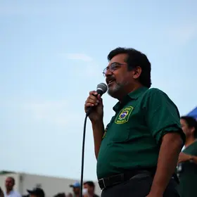 Clécio Luís (União Brasil) participa de caminhada e plenária em Macapá
